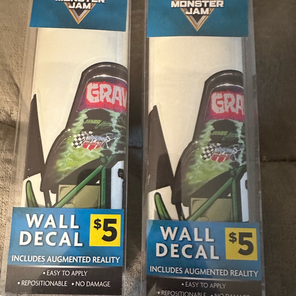 Monster Jam Wall Decal with Augmented Reality